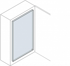 Дверь внутренняя для шкафа GEMINI 250х300х180(Размер1) , ABB. Вид 1