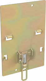 1SDA0 80326 R1 Монтажная плата для крепления на рейке DIN50022 XT4 3p ABB. Вид 1