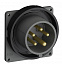 Вилка с прямым фланцем easy&safe 416ebu7w,16a,3p+n+e,ip67,7ч ABB. Вид 1.