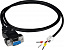 Кабель RS-232 для I-7188 и SST-900, DB9f - 3pin, 1м, ПВХ, до 15В ICP DAS. Вид 1.
