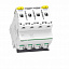 iC60N 4P 16А Автоматический выключатель 4-полюсный, 16А, 6kA (хар-ка C) Schneider Electric. Вид 4.