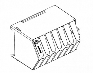 NOR  Кабельная крышка XR2/3 ABB. Вид 1