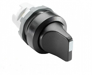 M2SS2-20B Переключатель 2-х позиционный без подсветки с фиксацией(короткая ручка) черный ABB. Вид 1