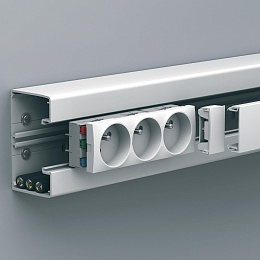 Короб 95х55мм с 45мм крышкой ol45, пвх Schneider Electric. Вид 1