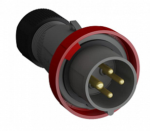Вилка кабельная easy&safe 332ep3w, 32а, 3p+e, ip67, 3ч ABB. Вид 1