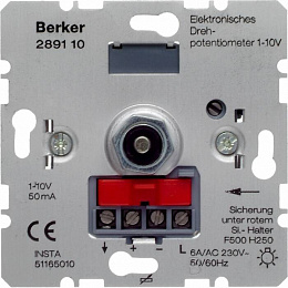 Поворотный потенциометр 1-10 В Berker. Вид 1