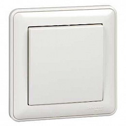 Выключатель 1-клавишный, 10АХ, в сборе (белый) Wessen 59 Systeme Electric. Вид 1