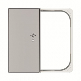 SRL-2-L-85PL SRL-2-L-85PL Клавиша двойная левая free@home,SKY,освещение,серебристая ABB. Вид 1