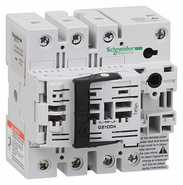 Выключатель-разъеденитель 4Р, 32А под предохранитель 10x38 Schneider Electric. Вид 1