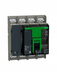NS1600H Автоматический выключатель 4-полюсный, 1600А, MIC 2.0, 70 kA Schneider Electric. Вид 1