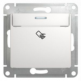 Выключатель карточный, сх.6, механизм(белый) Glossa Systeme Electric. Вид 1