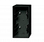 1702-95-507 Коробка для открытого монтажа, 2-постовая (шато/чёрный) Basic 55 ABB. Вид 1.