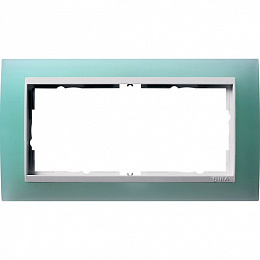 Рамка 2-постовая (салатовый матовый) Event Gira. Вид 1