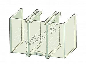 260038 NZM2-XKSA Крышка 3-полюсный, 2 типоразмер Eaton. Вид 1