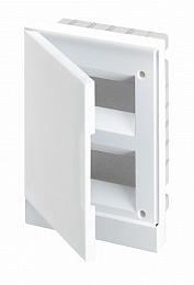 BEF401216 Бокс в нишу на 16 модулей с белой дверью (с клеммами) Basic E ABB. Вид 1