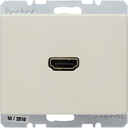 Розетка HDMI (белый, глянцевый) Arsys Berker. Вид 1