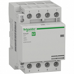 Контактор CT 40A 4НО 230/250В АС 50ГЦ EASY9 Schneider Electric. Вид 1