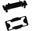 Крепление ah27-s6 на din рейку для h3xx-s6 Schneider Electric. Вид 1.