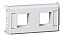Cyb-dp-плата для 2xrj45 keystone белая Schneider Electric. Вид 1.