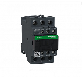 Контактор 3-х полюсный 32А, 110В, DC, 1НО+1НЗ Schneider Electric. Вид 1