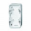 1702-214-500 Коробка для открытого монтажа 2 поста Reflex, альпийский белый  ABB. Вид 1.