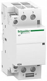Модульный контактор ict40a 2но 127в 60гц Schneider Electric. Вид 1
