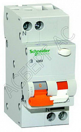АД63 Дифф. автомат 1P+N 40A 30mA, тип АС, 4.5kA (хар-ка C) Домовой Schneider Electric. Вид 1