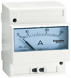 Шкала амперметра на din рейку 0-500а Schneider Electric. Вид 1