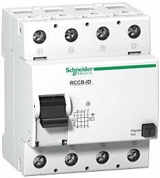 RCCB-ID 4P 125A 30mA AC Блок утечки тока 4-полюсный, 125A, 30mA, тип АC (УЗО) Schneider Electric. Вид 1