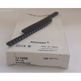 Маркировка кабеля KE1 (0,75.....1,5mm2) "-" (1уп.-200шт) Klemsan. Вид 1