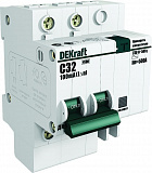 ДИФ-101 Дифф. автомат 1P+N, 6А, 30mA, тип AC, 4.5kA (хар-ка C) DEKraft