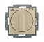 2723 UCDR-93-5 Механизм выключателя жалюзи повортоный, с накладкой, с ручкой, без фиксации, 1P+N+E, серия Basic 55, цвет шампань ABB. Вид 1.