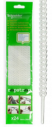 Стяжка белая rapstrap упаковка из 24шт Schneider Electric. Вид 1