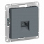 Розетка компьютерная RJ45, кат. 5Е, механизм (грифель) Atlas Design Systeme Electric. Вид 1.