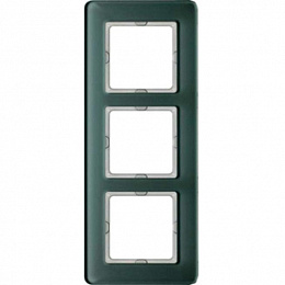 Рамка 3-постовая (стекло, полярная белизна) Q.7 Berker. Вид 1