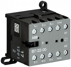 Миниконтактор B7-22-00-80 12A (400В AC3) катушка 230В AС ABB. Вид 1