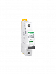 iC60N 1P 20А Автоматический выключатель 1-полюсный, 20А, 6кА (хар-ка C) Schneider Electric. Вид 1