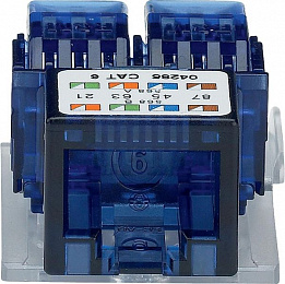 Разъем RJ45 reichle & de-massari кат.6 Merten Schneider Electric. Вид 1