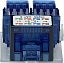 Разъем RJ45 reichle & de-massari кат.6 Merten Schneider Electric. Вид 1.