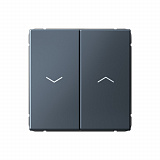 Выключатель 2-кл. для жалюзи, 2х сх.4, 10А, механизм (грифель) ARTGALLERY Systeme Electric