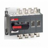 OTM160E4C3D230C Реверсивный рубильник 4-полюсный 160А, с моторным приводом 240В AC , с блоком АВР OMD300 (с ручкой) ABB