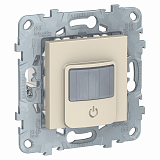 unica new датчик движения с выключателем, 10а, бежевый Schneider Electric