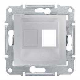 Адаптер для 1 коннект. RJ45,apm,molex,keline,кат. 5е,кат. 6,utp (алюминий) Sedna Schneider Electric. Вид 1