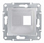 Адаптер для 1 коннект. RJ45,apm,molex,keline,кат. 5е,кат. 6,utp (алюминий) Sedna Schneider Electric. Вид 1.