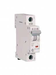 194732 HL-C20/1 Автоматический выключатель 1-полюсный, 20А, 4,5kA (хар-ка C) Eaton. Вид 1