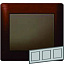 Рамка 3 поста, горизонтальная (mahogany) Galea Life Legrand. Вид 1.