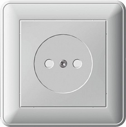 Розетка С/У, 2К, 16А, 250В со шторками (белый) Wessen 59 Systeme Electric. Вид 1