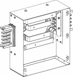 Секция вводная центральная 250а Schneider Electric. Вид 1