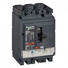 429622 NSX100F TM63D 3П2Т 63A Термо-магнит. автомат 36kA, подключ. под шину  Schneider Electric. Вид 1