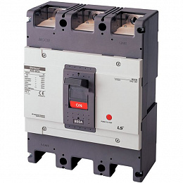 ABN803c 500A Автоматический выключатель 3-х полюсный 500А 45/37кА 380/415В Lsis. Вид 1